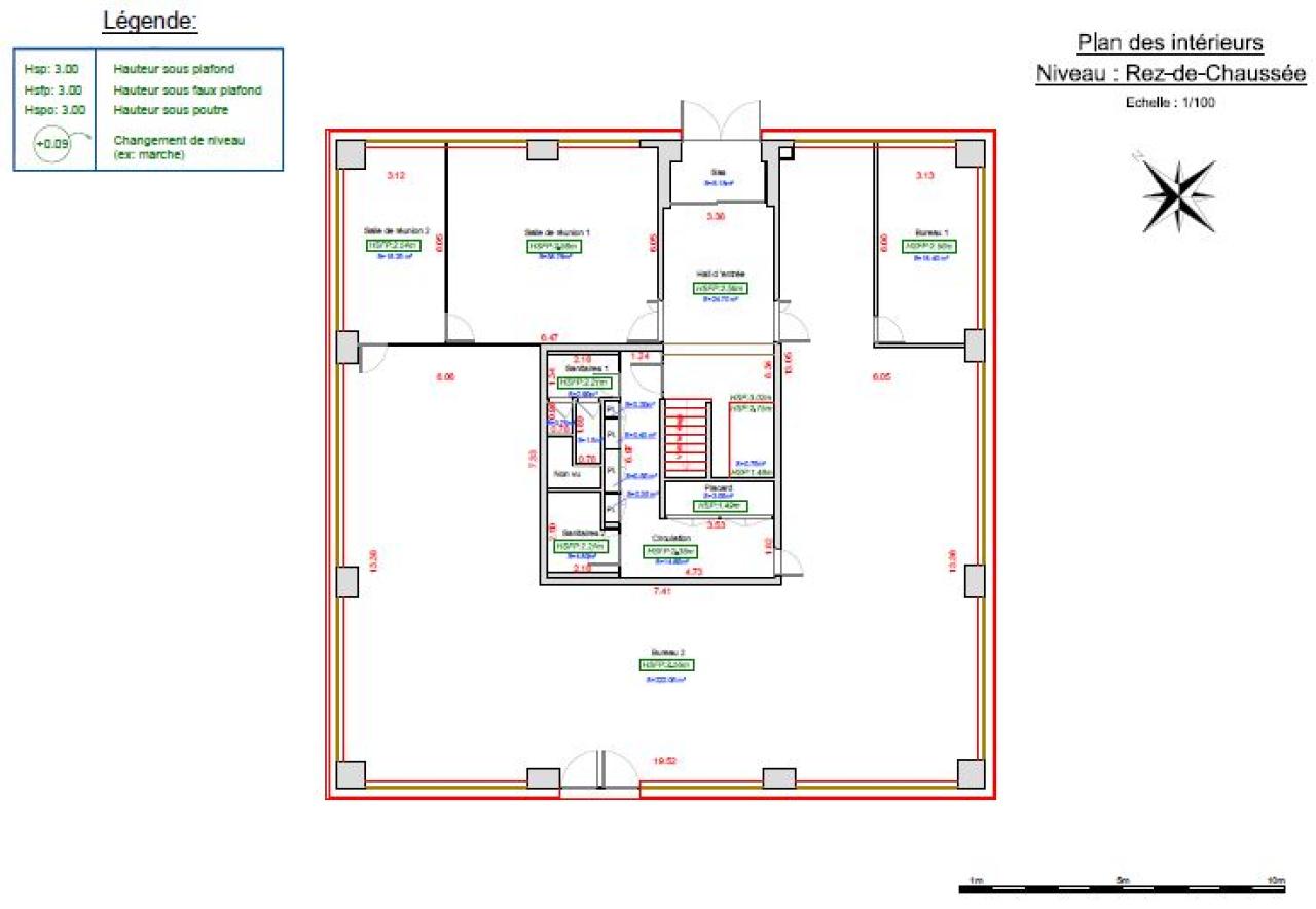 Bureau Mérignac 563m² Location bureau Mérignac Gironde OLBUR2426642 2